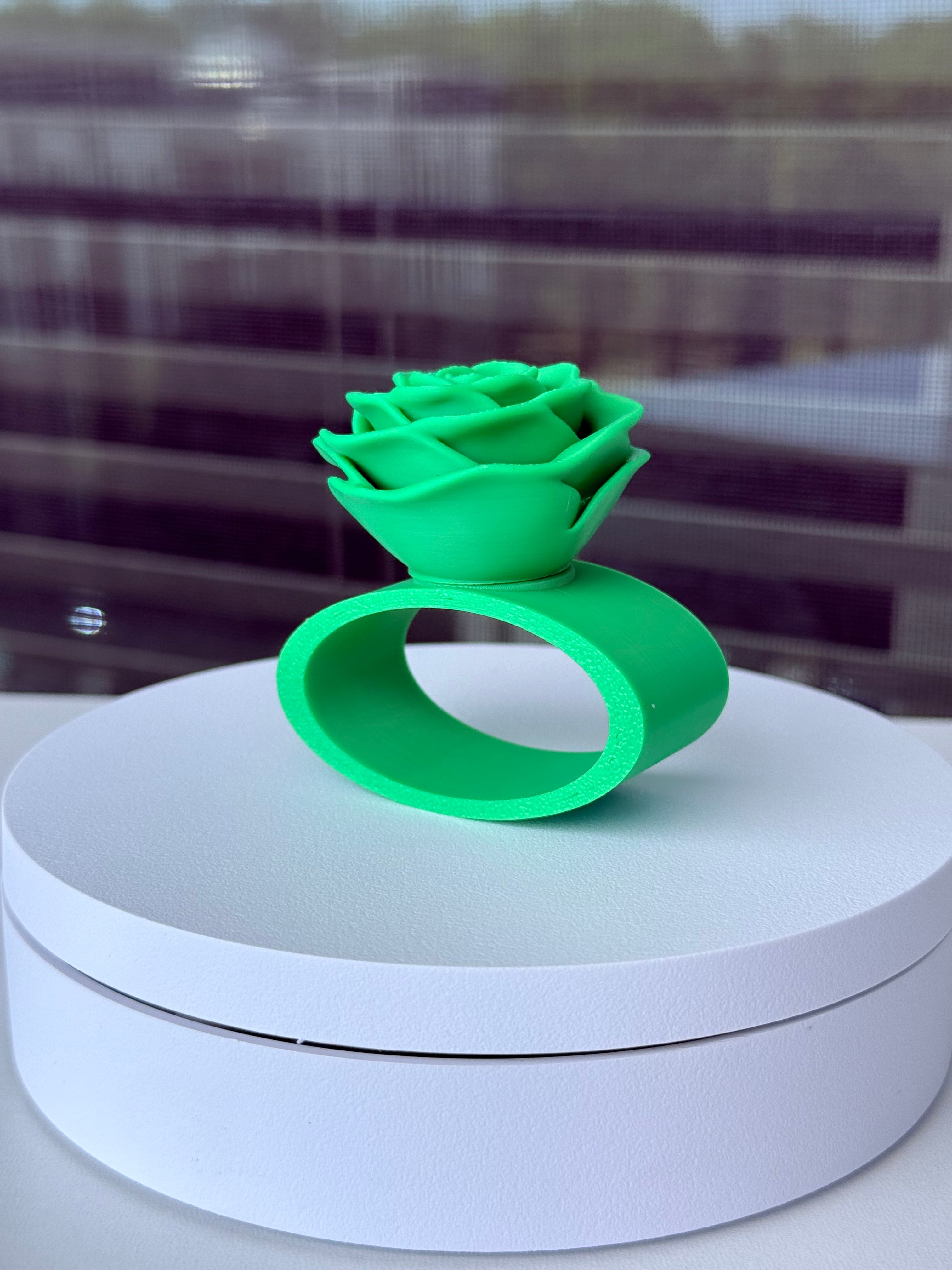 Rose Napkin Ring - Interchangeable Top