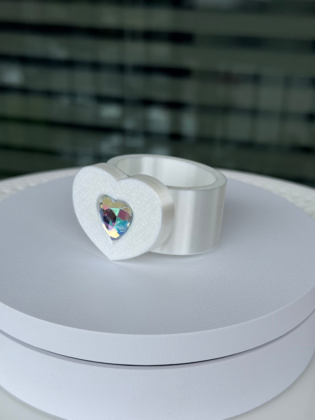 Shine Heart Napkin Ring - Interchangeable Top