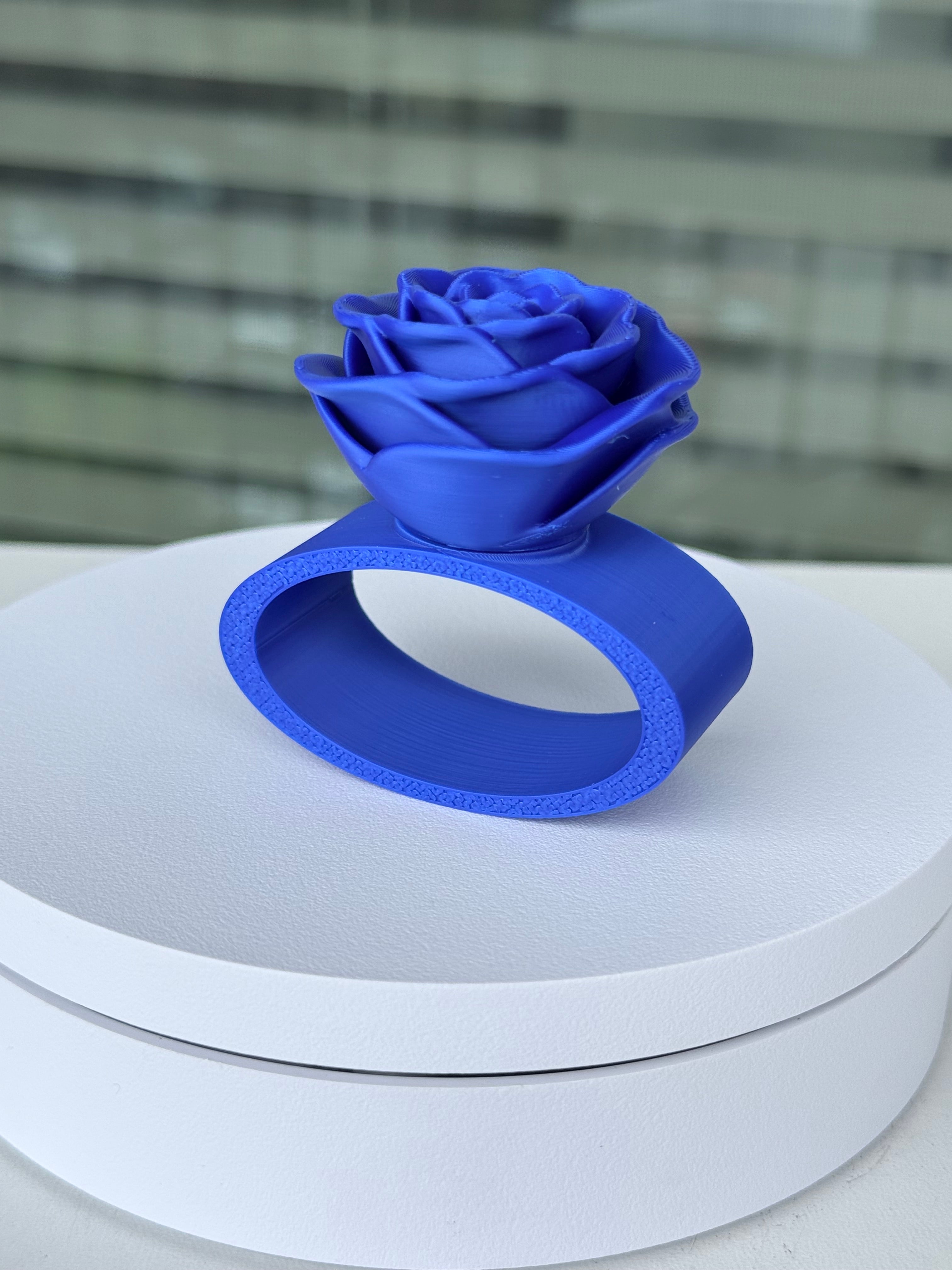 Rose Napkin Ring - Interchangeable Top
