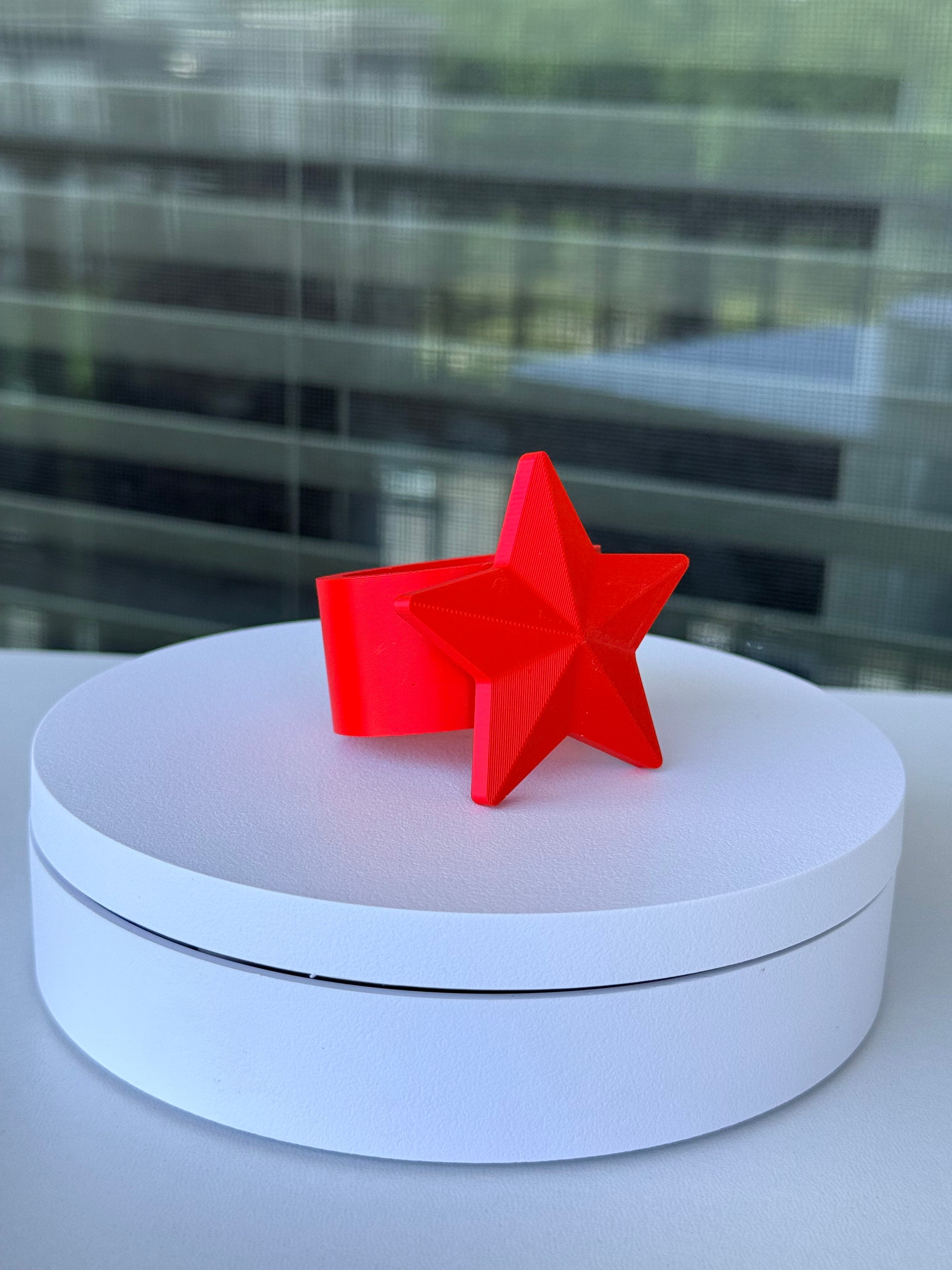 Star Napkin Ring - Interchangeable Top