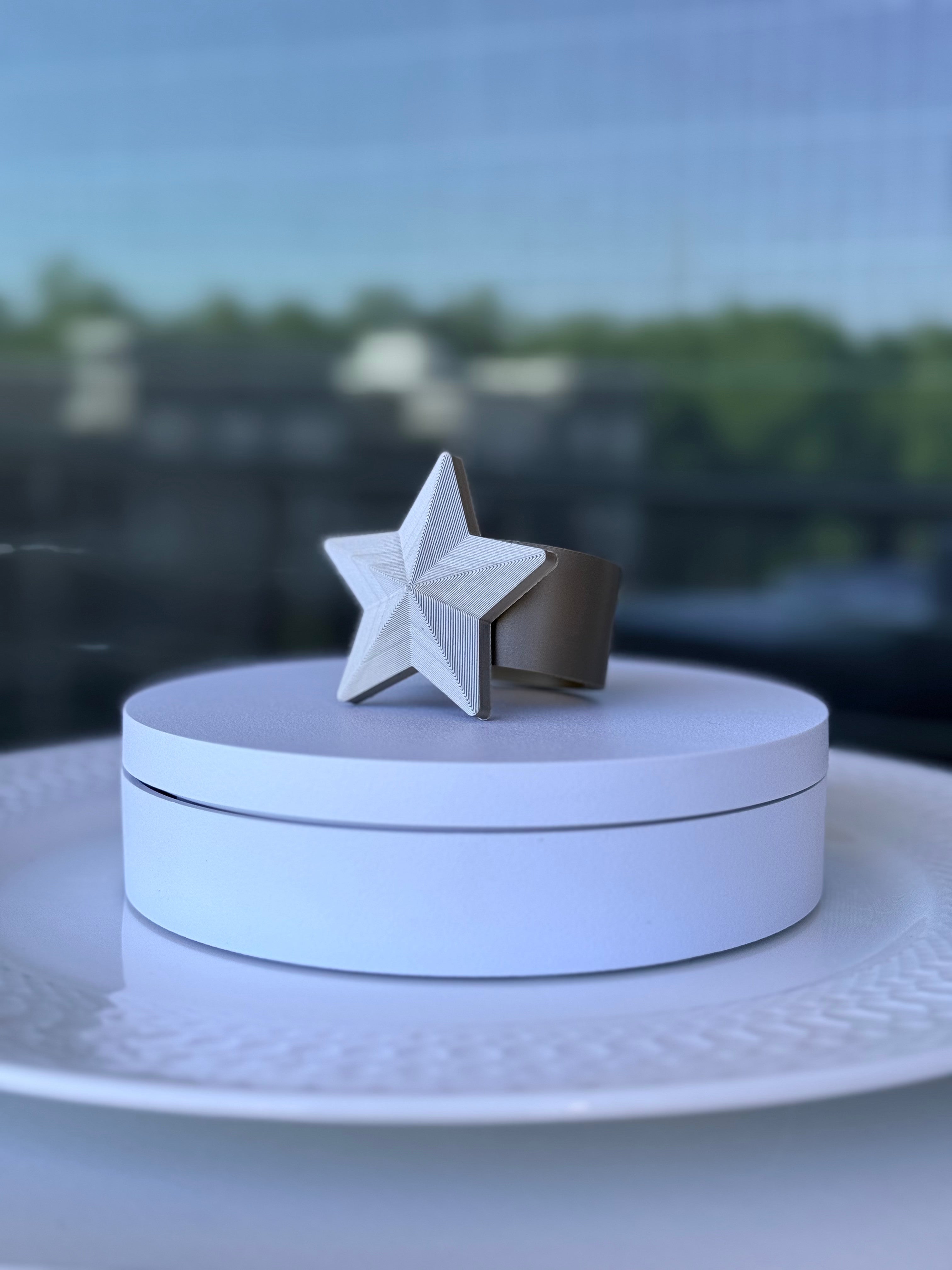 Star Napkin Ring - Interchangeable Top
