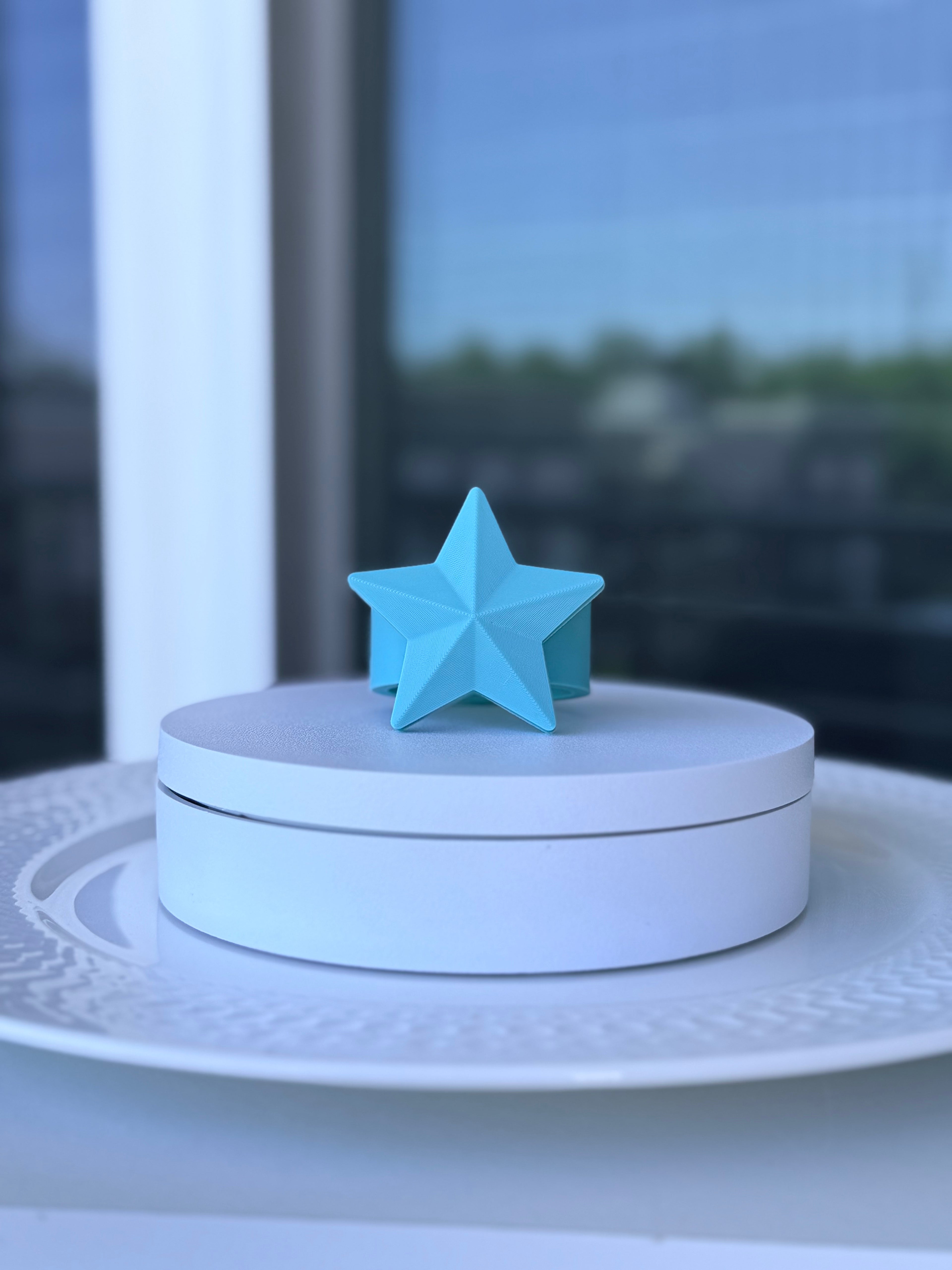 Star Napkin Ring - Interchangeable Top