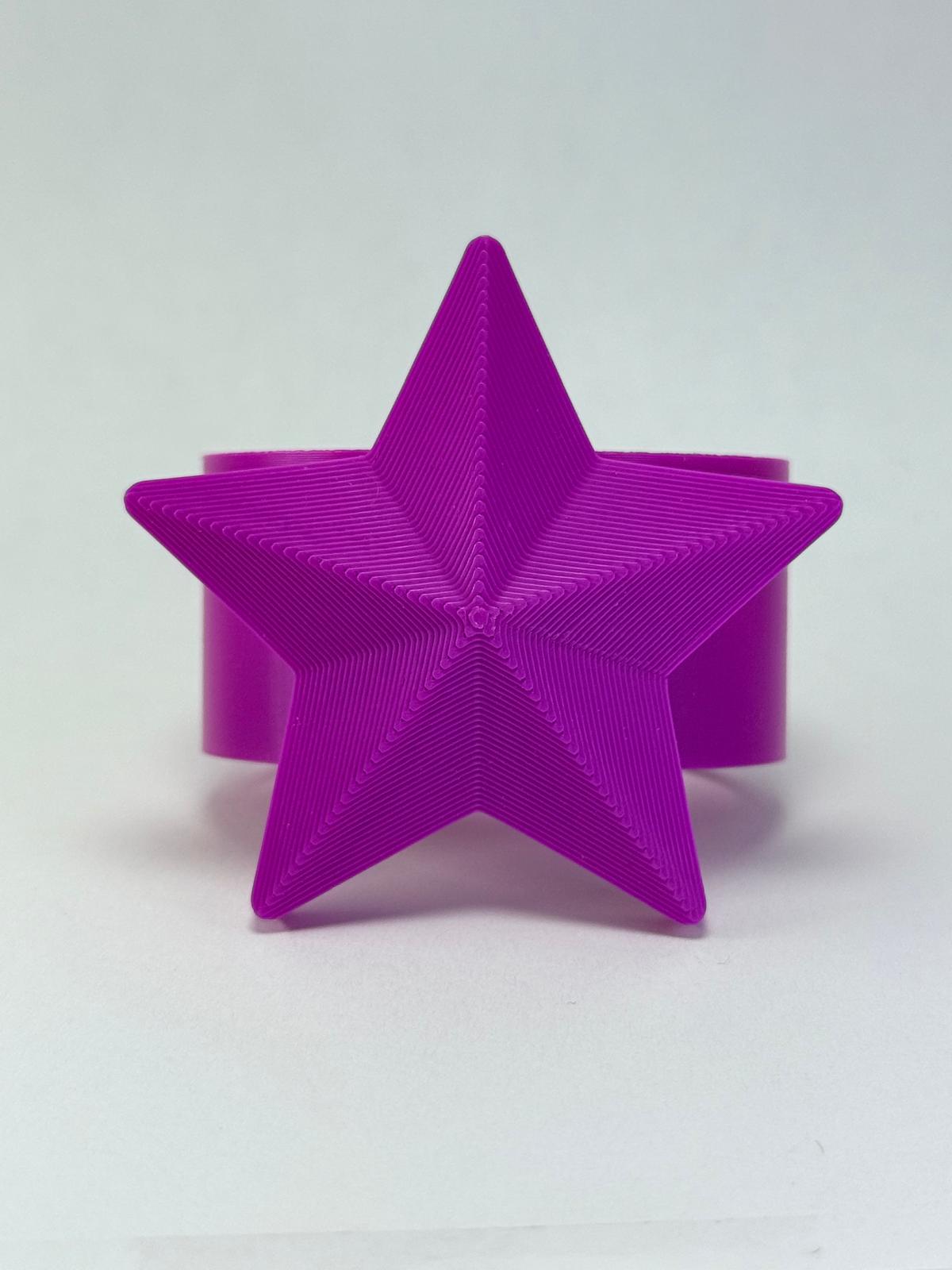 Star Napkin Ring - Interchangeable Top